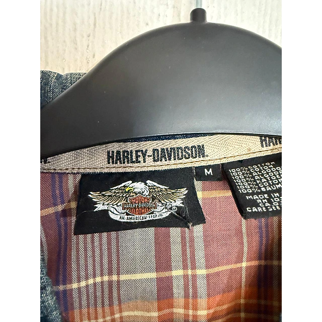 Chaqueta Denin Jeans hombre Harley Davidson, Talla M 2001 3