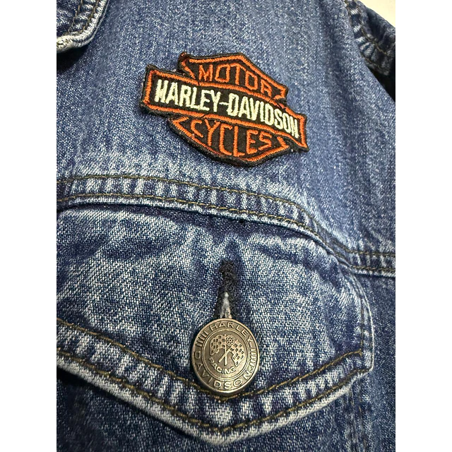 Chaqueta Denin Jeans hombre Harley Davidson, Talla L 2002 4