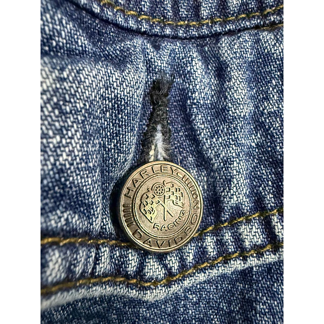 Chaqueta Denin Jeans hombre Harley Davidson, Talla L 2002 5