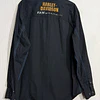 Camisa manga larga marca Harley Davidson, color negra mod Aniversario 115 años, Talla XL 2003 2