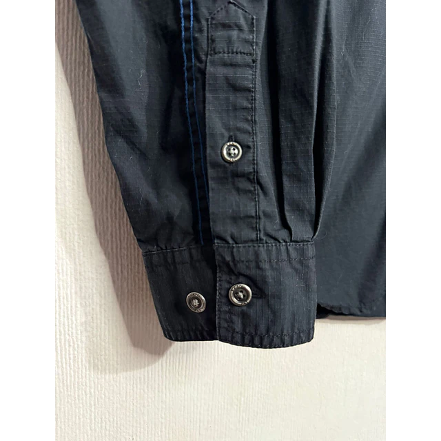Camisa manga larga marca Harley Davidson, color negra mod Aniversario 115 años, Talla XL 2003 7