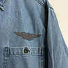 Camisa manga larga marca Harley Davidson, denin Jeans, Talla L 2005 2