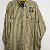 Camisa manga larga marca Harley Davidson, color amarilla a rayas Talla L 2006 1