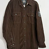 Camisa manga larga, marca Harley Davidson, color cafe, Talla L 2015 1