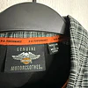 Camisa manga larga marca Harley Davidson, color gris a cuadros, Talla M 2021 3