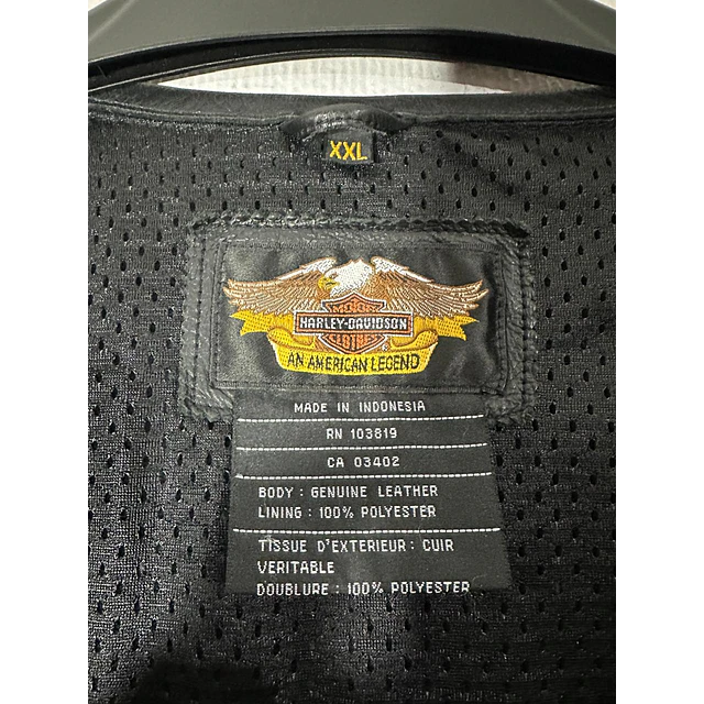 Chaqueta Vest Cuero Marca Harley Davidson, Talla 2XL 2022 3