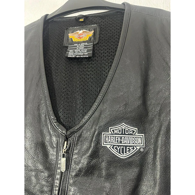 Chaqueta Vest Cuero Marca Harley Davidson, Talla 2XL 2022 4