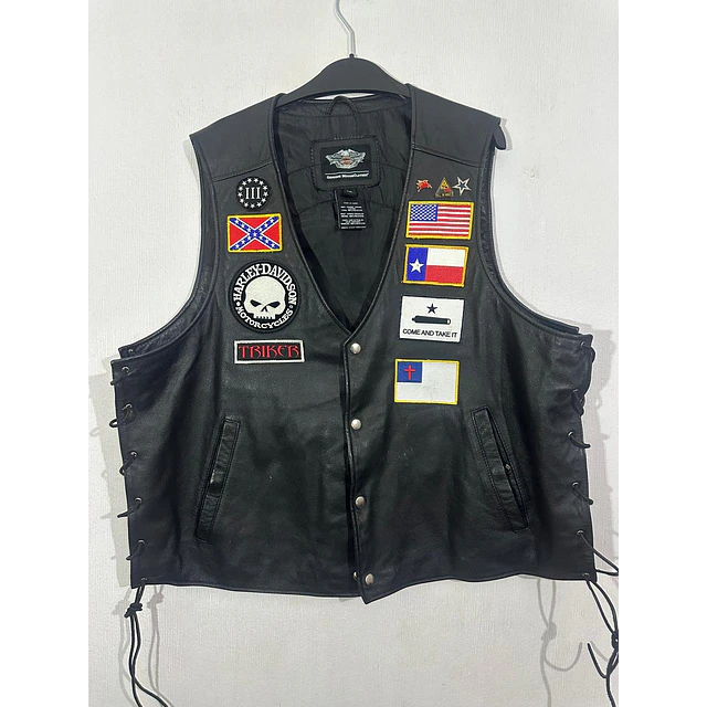 Chaqueta Vest Cuero Marca Harley Davidson, Talla 2XL 2023 1