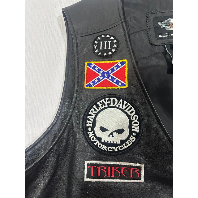 Chaqueta Vest Cuero Marca Harley Davidson, Talla 2XL 2023 4