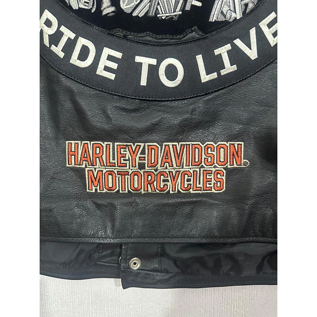 Chaqueta Vest Cuero Marca Harley Davidson, Talla 2XL 2023 7