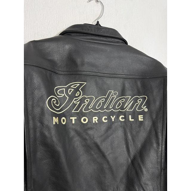 Chaqueta cuero marca Indian Mortorcycle hombre talla XL 2026 7