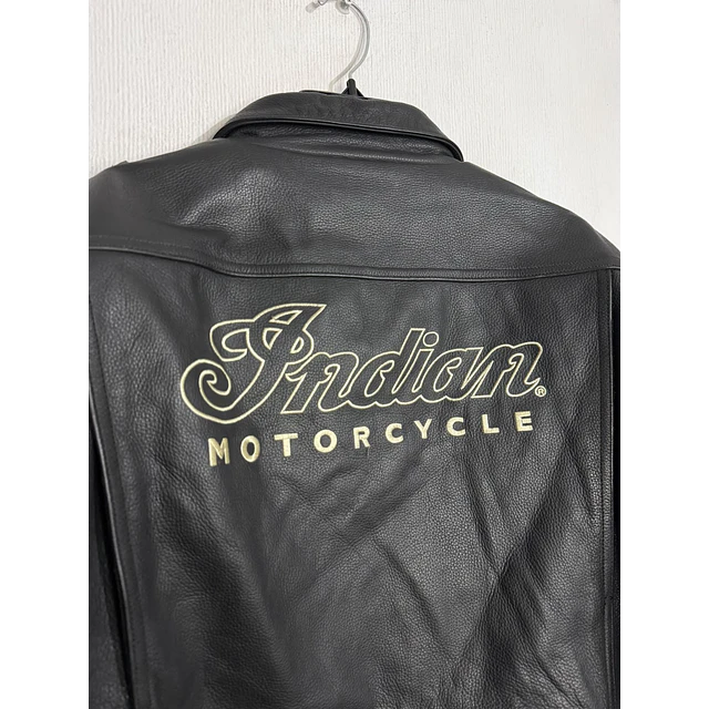Chaqueta cuero marca Indian Mortorcycle hombre talla XL 2026 10