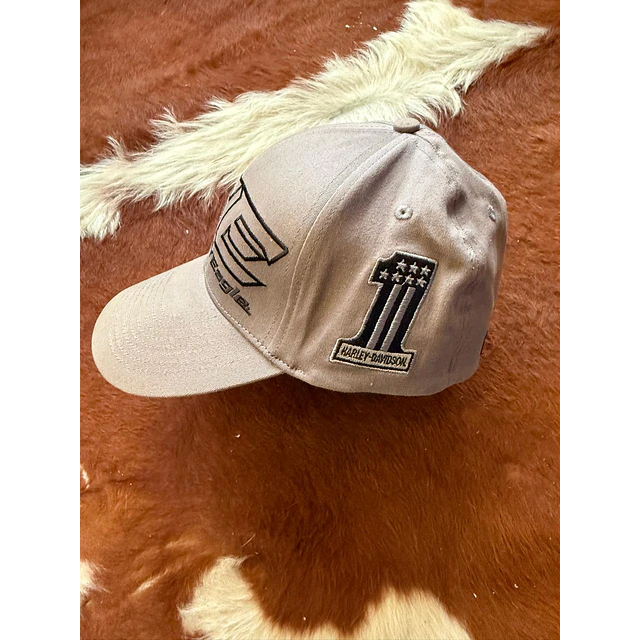 Gorro jockey, color gris harley davidson SE Talla L 2028 2