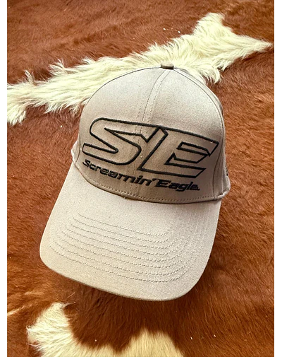 Gorro jockey, color gris harley davidson SE Talla L 2028