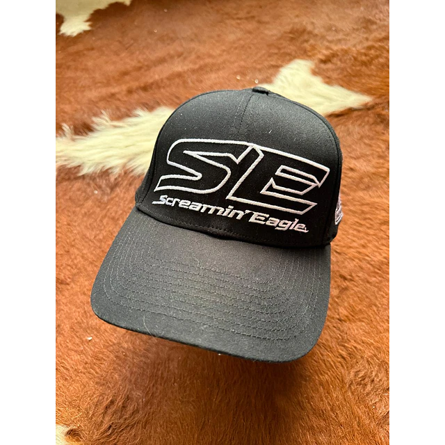 Gorro jockey, color negro harley davidson SE Talla L 2029 1