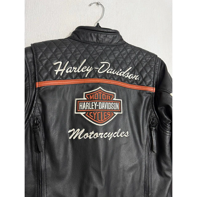 Chaqueta cuero mujer, marca Harley Davidson,  talla M, 2030 5