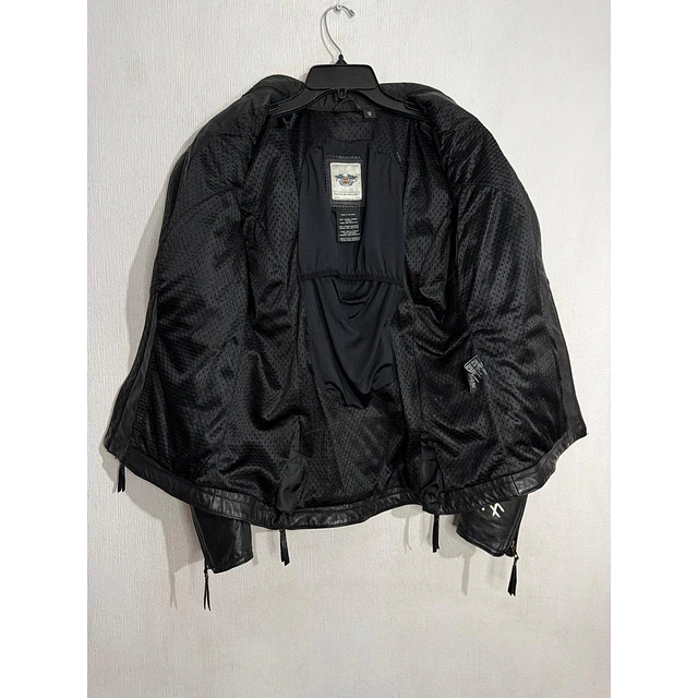 Chaqueta cuero mujer, marca Harley Davidson,  talla M, 2030 10