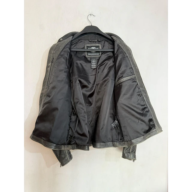 Chaqueta cuero marca Harley davidson, Victory Lane, color negro talla XL 2031 4