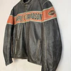 Chaqueta cuero marca Harley davidson, Victory Lane, color negro talla XL 2031 5