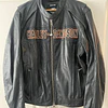 Chaqueta cuero marca Harley davidson, Victory Lane Black, color negro talla L 2032 1