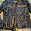 Chaqueta cuero marca Harley davidson, Victory Lane Black, color negro talla L 2032 12