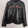 Chaqueta cuero marca Harley davidson, Victory Lane Black, color negro talla L 2032 16