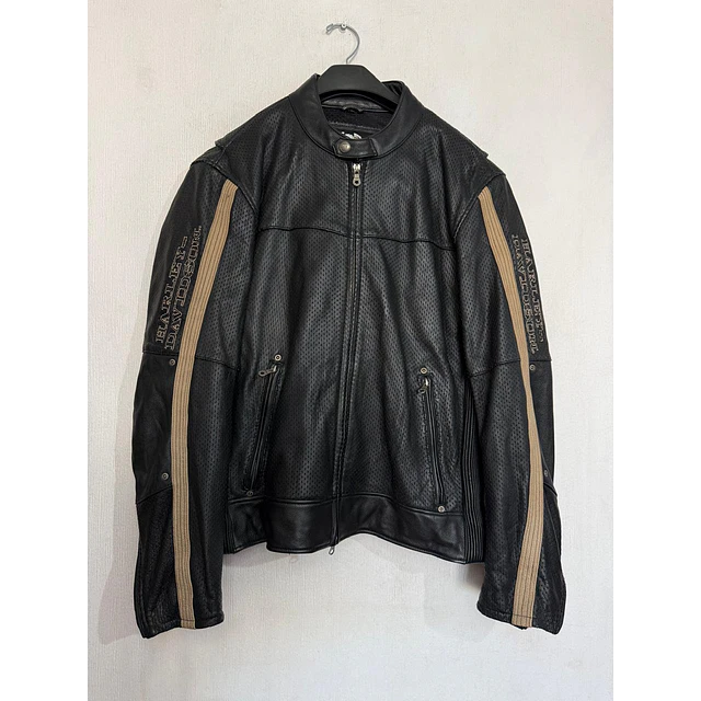 Chaqueta cuero respirable, marca Harley Davidson hombre, talla XL 2036 1