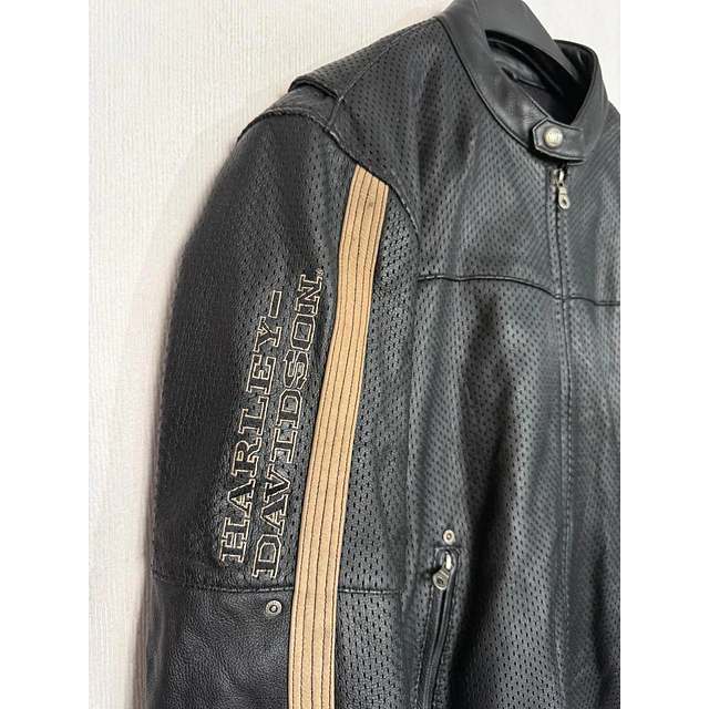 Chaqueta cuero respirable, marca Harley Davidson hombre, talla XL 2036 7