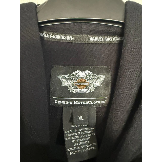 Poleron manga larga, Marca Harley Davidson, talla XL Reflectante 2037 3