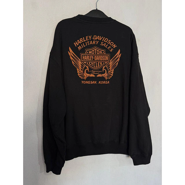 Poleron manga larga, Marca Harley Davidson, talla XL 2038 2