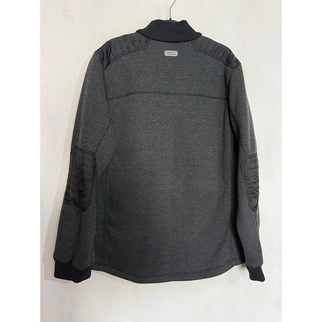 Poleron Manga larga y cierre, color gris, marca Harley Davidson, talla L 2039 2