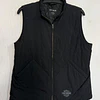 Chaqueta sin mangas, marca Harley Davidson, color negro, talla M mujer 2040 1