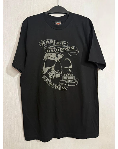Polera manga corta, marca Harley Davidson, color negro, talla L 2042