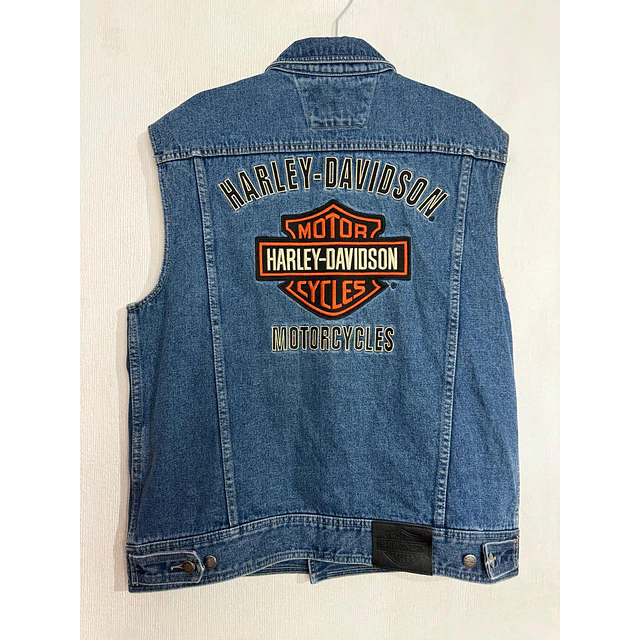 Chaqueta Parchera Vest jeans, marca Harley Davidson Talla L 2046 2