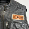 Chaqueta parchera vest, marca Harley Davidson, color gris, talla L 2047 4