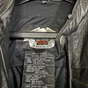 Chaqueta cuero marca Harley davidson, Modelo wing skull reflectante, color negro talla M 2049 4