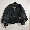 Chaqueta cuero marca Harley davidson, Modelo wing skull reflectante, color negro talla M 2049 5