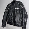 Chaqueta cuero marca Harley davidson, Modelo wing skull reflectante, color negro talla M 2049 7