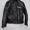 Chaqueta cuero marca Harley davidson, Modelo wing skull reflectante, color negro talla M 2049 9