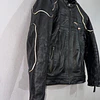 Chaqueta cuero marca Harley davidson, Modelo wing skull reflectante, color negro talla M 2049 19