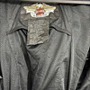 Chaqueta cuero marca Harley davidson, Modelo wing skull reflectante, color negro talla M 2049 22