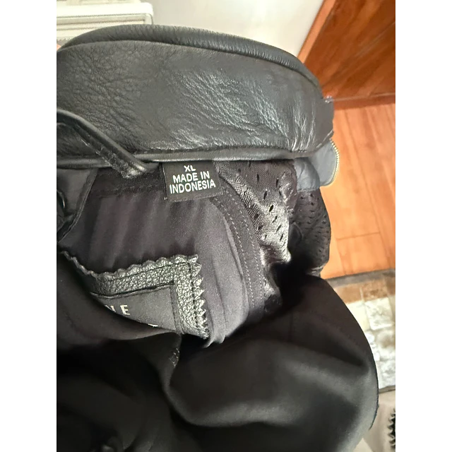 Chaqueta cuero mujer, marca Harley Davidson, Modelo Skull Reflectante talla XL 2051 3