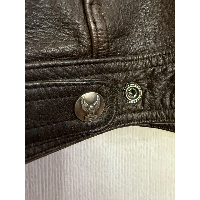 Chaqueta cuero marca Harley davidson, Back Eagle, color Terracota talla L 2052 10