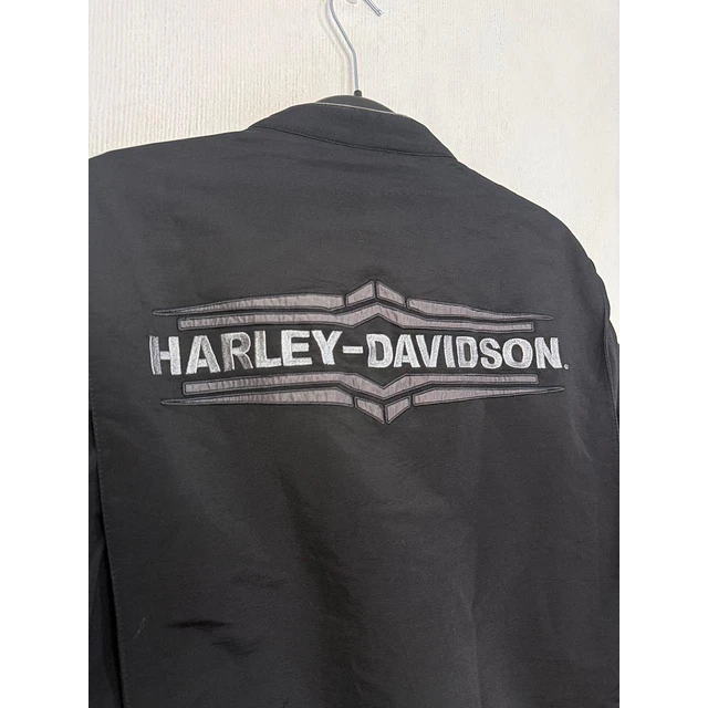 Chaqueta tela marca Harley davidson, color negro talla XL 2053 8