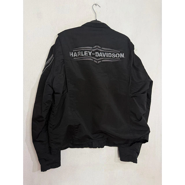 Chaqueta tela marca Harley davidson, color negro talla XL 2053 10