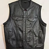 Chaqueta Vest Bicker Club cuero, marca FIRST 2054 1