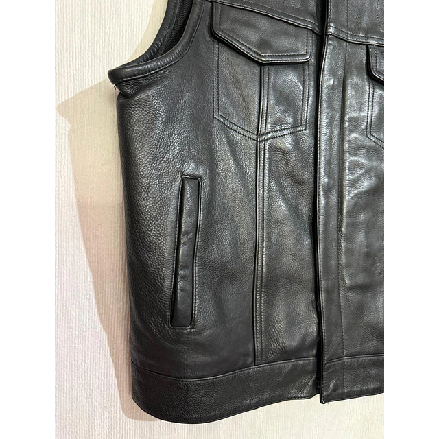 Chaqueta Vest Bicker Club cuero, marca FIRST 2054 6