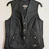 Chaqueta Vest mujer, Cuero Marca Harley Davidson, Talla S 2055 1