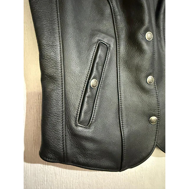 Chaqueta Vest mujer, Cuero Marca Harley Davidson, Talla S 2055 4