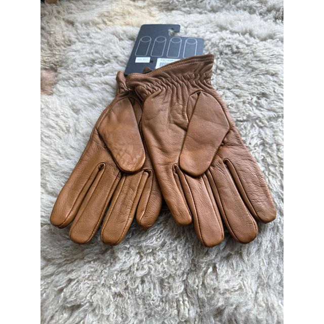 Guante cuero hombre, color marrón, marca Harley Davidson Full Speed talla XL 2056 3